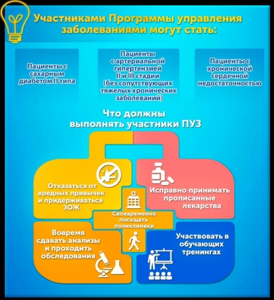 Что представляет собой Программа управления заболеваниями в Казахстане